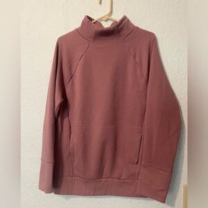 Fabletics mauve funnel neck tunic sz XL